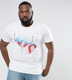 Футболка с принтом ASOS PLUS - Белый