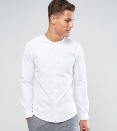 Облегающая рубашка без воротника Noak - Белый