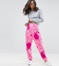 Гаремные брюки с принтом тай-дай ASOS TALL - Мульти