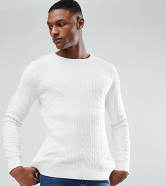 Джемпер из 100% хлопка Selected Homme TALL - Кремовый