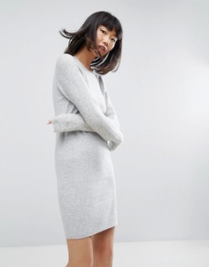 Трикотажное платье ASOS - Серый
