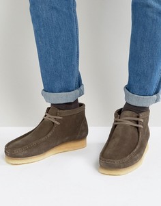 Замшевые ботинки Clarks Originals - Серый