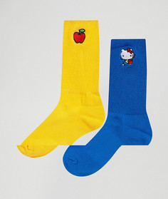 2 пары носков Lazy Oaf Hello Kitty - Мульти