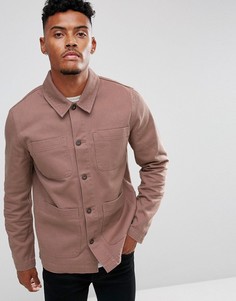 Выбеленная розовая куртка ASOS - Розовый