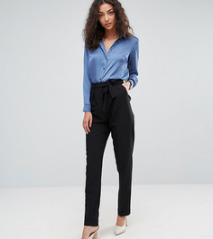 Тканые брюки галифе с поясом оби ASOS TALL - Черный