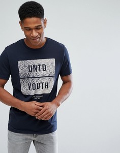 Футболка с принтом Jack &amp; Jones Core - Темно-синий