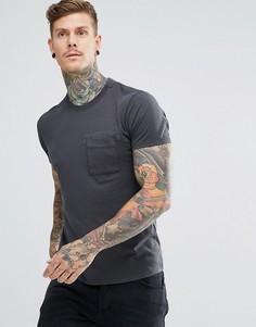 Футболка Nudie Jeans Co Anders Mended - Серый