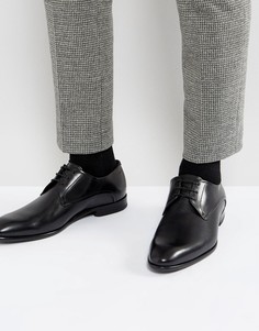 Черные туфли дерби из телячьей кожи со шнуровкой HUGO by Hugo Boss C-Dresios - Черный