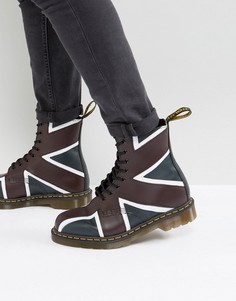 Ботинки с 8 парами люверсов Dr Martens Pascal Brit - Темно-синий