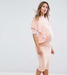 Платье на одно плечо ASOS Maternity - Розовый