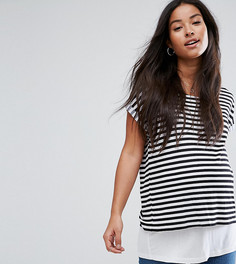 Футболка в полоску ASOS Maternity NURSING - Мульти