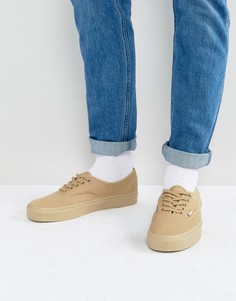 Бежевые кеды-криперы Vans Authentic VA38EMOG1 - Бежевый