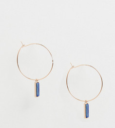 Серьги-кольца с подвесками Orelia - Золотой