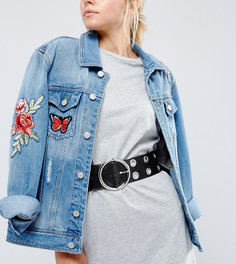 Ремень с круглой пряжкой Glamorous - Черный