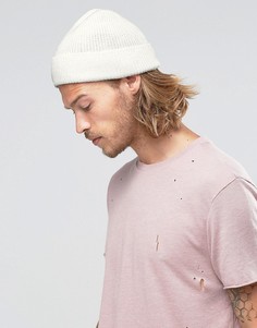 Белая шапки-бини ASOS - Белый