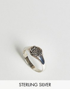 Серебряное кольцо с декоративным дизайном ASOS - Серебряный