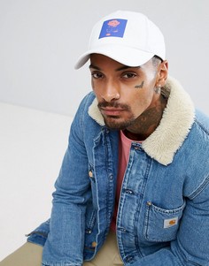 Белая бейсболка с принтом розы ASOS - Белый