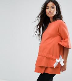 Топ со шнурком ASOS Maternity NURSING - Оранжевый