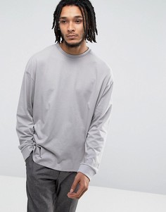 Oversize-лонгслив ASOS - Серый