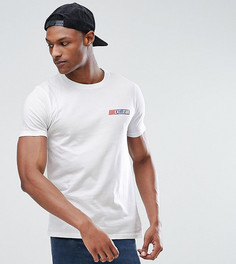 Футболка с принтом спереди и на спине ASOS TALL - Белый