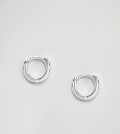 Серебряные серьги-кольца ASOS - Серебряный
