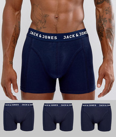 Комплект из 3 боксеров-брифов Jack &amp; Jones - Темно-синий