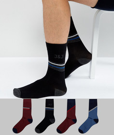 4 пары носков с узорами Jack & Jones - Мульти