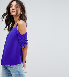 Топ с открытыми плечами New Look Tall - Фиолетовый