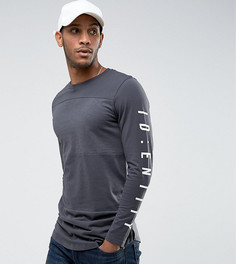 Лонгслив с принтом на рукаве Jack &amp; Jones Core - Серый