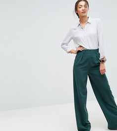 Брюки с широкими штанинами ASOS TALL - Зеленый