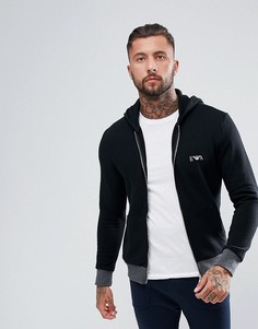 Худи черного цвета Emporio Armani - Черный
