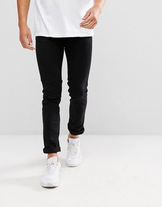 Черные джинсы скинни с нашивками Love Moschino - Черный