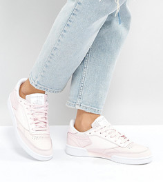Пастельно-розовые классические кроссовки Reebok Club C - Розовый