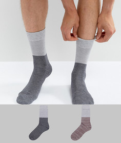 2 пары носков в стиле колор блок Selected Homme - Мульти