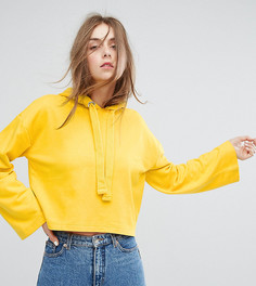Худи укороченного фасона Monki - Желтый