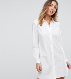 Хлопковое платье-рубашка ASOS TALL - Белый