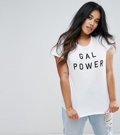 Футболка с принтом Gal Power NVME Plus - Белый