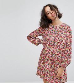 Свободное платье с завязкой на спине и цветочным принтом Reclaimed Vintage Inspired - Мульти