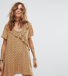 Свободное платье с оборками Reclaimed Vintage Inspired - Желтый