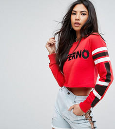 Свитшот с логотипом Missguided Inferno - Красный