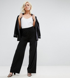 Широкие брюки ASOS PETITE - Черный