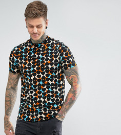 Футболка с высоким вырезом Reclaimed Vintage Inspired - Черный