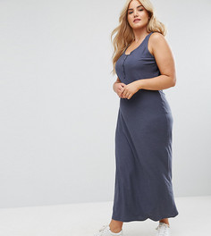 Длинное платье-майка Junarose - Синий