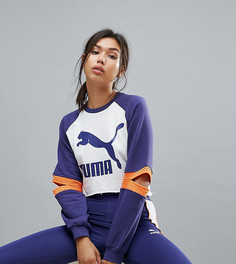 Свитшот с вырезами Puma эксклюзивно для Asos - Темно-синий