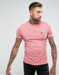 Розовая футболка с логотипом Lyle &amp; Scott - Розовый