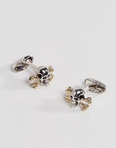 Серебристые запонки Paul Smith - Серебряный