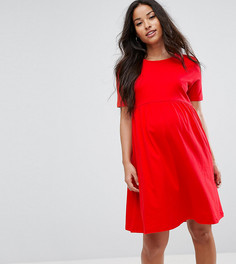 Свободное платье ASOS Maternity Ultimate - Красный
