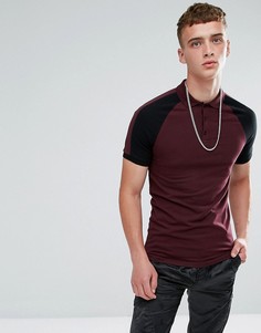 Обтягивающее поло с рукавами реглан ASOS - Мульти