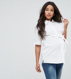 Рубашка с короткими рукавами Mamalicious - Белый Mama.Licious