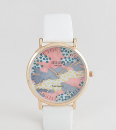Часы с белым кожаным ремешком Reclaimed Vintage Inspired 36 мм эксклюзивно для ASOS - Белый